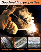 Saker E6013 Welding Rod 3/32'' 5LB Carbon Steel Stick Welding Electrodes