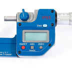 PEC Tools IP65 Absolute Origin Digital Micrometer 0-1"/25mm, Oil & Splashproof, High Accuracy Measuring Tool with LCD Display, Carbide Measuring Faces, Spindle Lock, with Inch/Metric Conversion