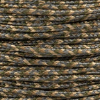 Paracord Planet Micro Paracord – Thin Braided Cord for Crafting, Fishing, and DIY Projects in 125 ft Spools – Woodland Camo