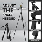 Laser Level with Tripod,DEGLASERS 100Ft Green Cross Line Self Leveling laser level,Dual-Module,Selectable Laser Lines With Rechargeable Battery for Picture Hanging,Tile,Construction Indoor Project
