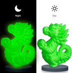 PLA+ 3D Printer Filament Luminous Green, 1.75mm No Tangle, Net Weight 2.2lbs Spool (1kg, PLA Pro Plus, Green with Glow in The Dark Effect
