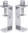 304 Stainless Steel C Clamp Tiger Clamp Woodworking Clamp Heavy Duty C-clamp With Wide Jaw Openings (65MM)，2PCS