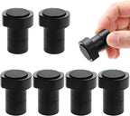 SOUJOY 6 Pack Aluminum Alloy Bench Dogs with Non-Slip Pad, 3/4" (19mm) Workbench Dog Clamps, MFT Table Stops for Woodworking & DIY Projects, Workbench Accessories, Black