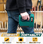 NEU MASTER Electric Staple Gun, Cordless Staple Gun with Staples & USB Charger, Staple Gun Heavy Duty for Upholstery, Crafts, Carpentry, Material Repair, Furniture DIY NTC0070
