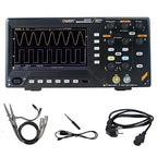 OWON Digital Oscilloscope with Dual-Channel Channels and Screen 7 inch / 18 cm, TFT-LCD Display, Portable Professional Oscilloscope Kit with 1GS/s Sampling Rate, Bandwidth 150MH,SDS215