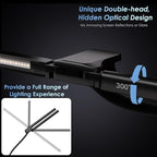 Desk Lamp with Clamp, 31.5" LED Desk Lamp for Home Office, 24W Gesture Sensing Control Desk Light, Dimmable & Color Temperature, Eye-Caring Office Lamp, Brightest Architect Lamp for Screen