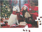 Photo Puzzles for Gift, Pets, Festivals, Weddings, Family Gatherings, Adult Customized Puzzles Jigsaw (Vertical or Horizontal) (None) (500.PC with Frame (Vertical/Horizontal))
