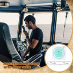 3 Pcs Marine Navigation Kit, Basic Navigation Set Include 18" Marine Parallel Ruler with Clear Scales, 8" Diameter Nautical Plotter Protractor, 6" Fixed Point Divider for Boat Accessories