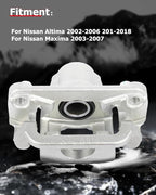 cciyu 19-B2780A Rear Left Brake Caliper Assembly w/Bracket For Nissan For Altima 2.5L 2007-2012,For Nissan For Altima 3.5L 2007-2012,For Nissan For Maxima 3.5L 2007-2008
