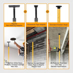 Telescoping Laser Level Pole with Tripod, 13.8Ft/4.2M Laser Level Stand, Includes 1/4"-20 Laser Mount & 5/8"-11 Adapter for Rotary/Line Lasers