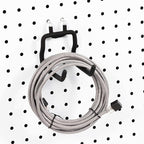 12 PCS Heavy Duty Pegboard Hooks, for Organizing Various Tools, for 1/4 Inch Pegboard, Black