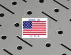 Wall Control Pegboard 32in x 16in Gray Metal Pegboard Tool Board Panel