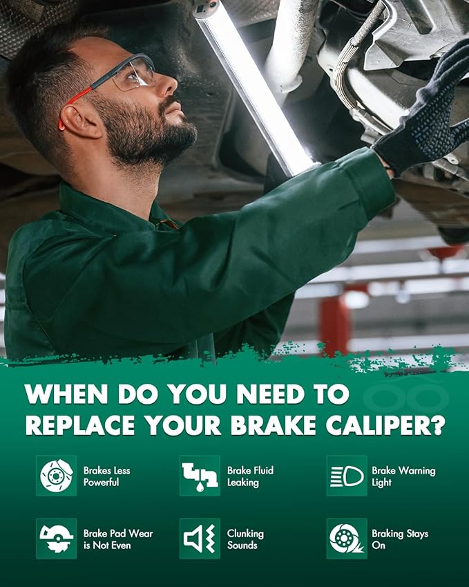 SCITOO 19B3194 19B3195 Front Left & Right Disc Brake Calipers Assembly w/Bracket For Pontiac For Vibe,For Scion For iM/For tC,For Toyota For Corolla iM/For Matrix/For Mirai/For RAV4