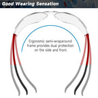 10 Pack Clear Safety Glasses with ANSI Z87.1 Scratch Resistant Eyewear for Women Man Lab Goggles Eye Protection