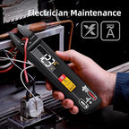 BSIDE DC AC Clamp Meter Open Jaw Smart Digital Multimeter Tester, Rechargeable with True RMS, Measures Current Capacitance Diode Duty Cycle Ohm Hz Continuity V-Alert Live Check Environment Temperature