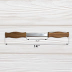 BeaverCraft Draw Knife DK1-4,3" Straight Shave Wood Carving Tools Woodworking Hand Tool Wood Carving Draw Knife (DK1)