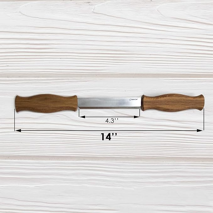 BeaverCraft Draw Knife DK1-4,3" Straight Shave Wood Carving Tools Woodworking Hand Tool Wood Carving Draw Knife (DK1s)