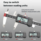 S&F STEAD & FAST Digital Calipers Measuring Tool 6 inch DCXD6-SS-PB, Micrometer Caliper Digital, Vernier Caliper Stainless Steel to Measure Inch Fractions Millimeter
