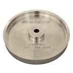BUCKTOOL 80 Grit 8 Inch CBN Grinding Wheel, 1" Wide, 5/8" Arbor Cubic Boron Nitride Sharpening Wheel for Sharpening Wood-Turning Tools, Chisels, Hardcore and More