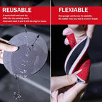 16Pcs 5 Inch Sanding Sponge Disc Hook and Loop 240 Grit Wet Dry Sanding Pads, Drywall Sandpaper Blocks for Wooden Drywall Sheetrock and Metal Glazing