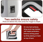 Arrow Cordless Staple Gun Kit, Electric Stapler with 3750 Pieces T50 1/4", 3/8", 1/2" Staples, for Upholstery Professional and DIY Projects, T50DCD