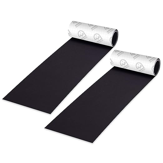 GEAR AID Tenacious Tape 3”x20” Fabric and Vinyl Gear Repair Tape, Quickly Fix Holes and Rips in Puffy Jackets, Rain and Snow Gear, Tents, Sleeping Bag and More, Black, 2 Pack