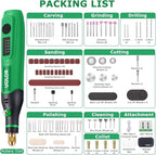 Mini Cordless Rotary Tool, Polishing Kit with 158 Accessories, Multi-Purpose Power Rotary Multi Tool for Polishing, Engraving, Sanding, Drilling, Etching, Cutting Grinding DIY Crafts