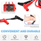 1000V 20A multimeter Leads & 2PC 1000V 10A Crocodile Clips Multimeter Test Leads