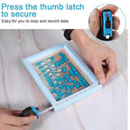 50 Pcs Mini Tape Measure Keychain 1 m/ 3 ft Retractable Pocket Etractable Small Measuring Tape Keychains with Lock Bulk Pocket Measuring Keychain for Construction Birthday Party Favors School Stuff