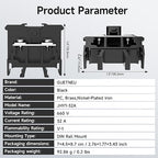 5Pcs JHY1 DIN Rail Terminal Blocks, 660V 32A, 6mm², Detachable & Assemblable Terminal Strip Blocks, 10Pcs 16-14 AWG Insulated Fork Spade Wire Connectors & 3.15 Inch DIN Rail Included