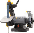 High Speed 6" Bench Grinder & 1"x30" Belt Sander Combo, Bench Belt Sander & Grinder for Metalworking, Belt Grinder for Knife Making, sharpening