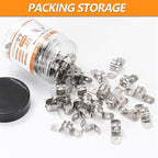 M12 Pipe Clamps, 1/2 Inch 304 Stainless Steel Conduit Clamps, 2 Hole Strap U Bracket Rigid Pipe Strap Metal U Clamp Conduit Strap Tension Clips U-tube Pipe Clamps（12mm）