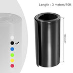 MECCANIXITY Battery Wrap PVC Heat Shrink Tubing 95mm Dia 150mm Flat 10 Feet(3meters) Black Good Insulation for Battery Pack