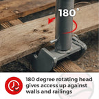 The Original Deck Wrecker Deck Board Removal Tool. Heavy-Duty Professional-Grade Pry Bar Engineered for Power & Efficiency. Trusted by Professionals for Their Toughest Jobs