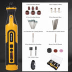 7.2V Cordless Grinder Tool with Battery & Charger, 5Speed Adjustment, LED Light, 65 Piece Accessory Kit| Cutting/Polishing Wheels, Diamond Burrs, Sanding Bands| Mini Grinder Set