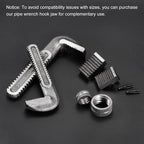 HARFINGTON Pipe Wrench Nut 8" Plumbing Wrench Replacement Knurl Nut High Carbon Steel
