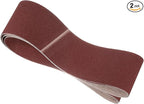 2 Pcs Sanding Belts 6 x 108 Inch 100 Grit Aluminum Oxide Abrasive Sandpaper for Belt Sander Metal Grinding Wood Working Weld Rust Removal