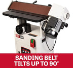 JET Black 6" x 89" Oscillating Edge Sander, 1-3/4 HP, 115/230V 1Ph (Model OES-689-BLK)