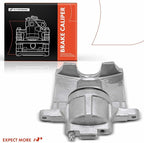 A-Premium Disc Brake Caliper Assembly Without Bracket Compatible with Select Dodge, Jeep, Ram and Volkswagen Models - Grand Caravan, Journey, Town & Country, Wrangler JK, Nitro, Routan, C/V - Front
