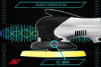 AirVANTAGE 6" Palm-Style, 2nd Generation Advanced Electric Sander Non-Vacuum with Low-Profile Pad (3/16- Hook & Loop)