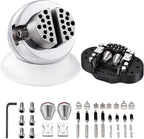 DZQ Ball Vise 3" Engraving Setting Tool 360°Rotation Professional Ball Vise 17PCS Attachment Jewelry Engraving Block Tools Standard Block (3inch)