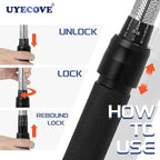 3/8-Inch Drive Click 3/8 Torque Wrench 4 Pcs Set, 10~45FT/13.5-61N.m, Torque Wrench 3/8 with Extention Bar, 3/8'' to 1/2'' Adaptor and 3/8'' to 1/4'' Adaptor