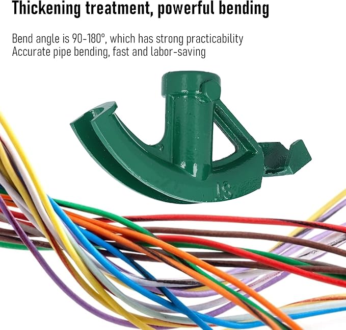 Conduit Bender, Cast Iron Manual EMT Pipe Bender, Portable Tube Former Labor Saving Electric Wire Fast Bending Tool KW7027,Conduit Hand Bender Cast Tube Bending Tool (5/8")