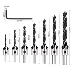 Countersink Drill Bits Set, 7-Pack High Carbon Steel Countersink Drill Bits for Wood, Woodworking Carpentry Reamer with 1 Free Hex Key Wrench