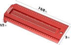 Woodworking Saddle T-Square Ruler 6in, T-Square for Carpenter Work, Layout and Measuring Tools