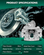 SCITOO 19B2955A Rear Right Disc Brake Caliper Assembly w/Bracket For Mazda For 3,For Volvo For C30/For C70/For S40/For V50