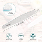 Diesisa 15pcs 150/150 Grit Nail Files for Natural Nails, Double Sided Emery Boards for Nails, Professional Nail Files for Acrylic Nails for Home & Salon (limas para manicura)
