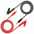 Banana Plug to Alligator Clip,4mm Alligator Clip to Banana Plug Test Lead,Heavy Duty Test Leads with Alligator Clips for Multimeter, Battery Test,16AWG 3.28Ft 2PCS.