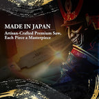 SUIZAN Flush Cut Saw 6" - Professional Japanese Pullsaw Ryoba Double Edge Handsaw Woodworking Tools