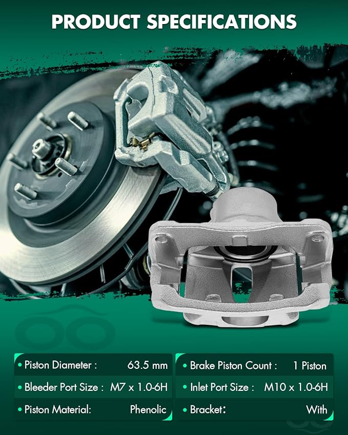 SCITOO 19B3128 Disc Brake Caliper Assembly with Bracket Fit For Lexus ES350 2007-2012 2016-2018,For Toyota Avalon 2008-2018,For Toyota For Camry 2007-2017